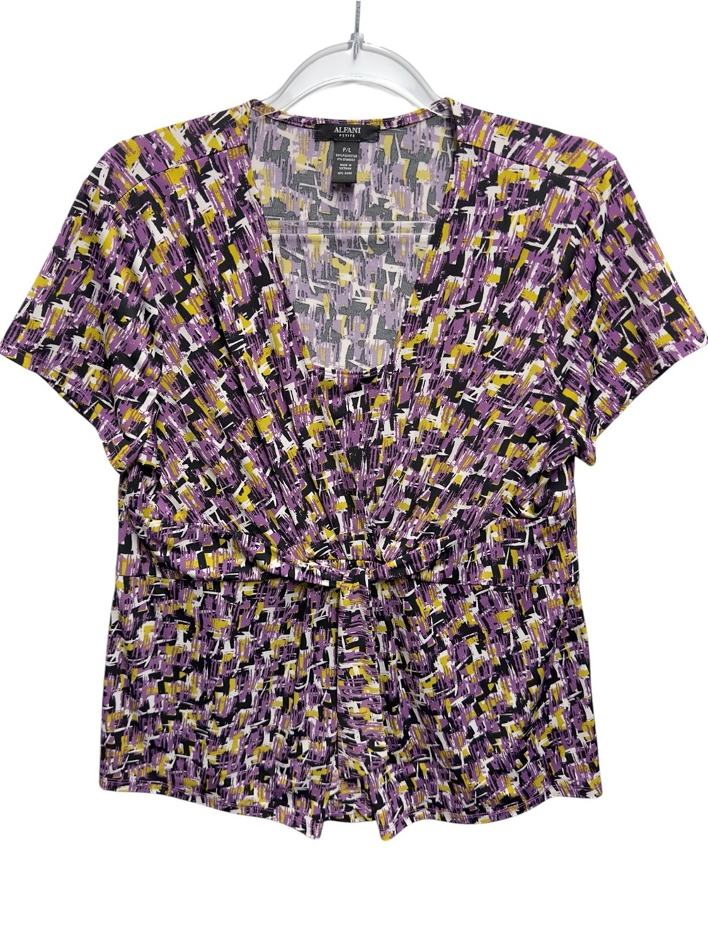 Abstract Art Watercolor Painting Blouse Layered Top Set